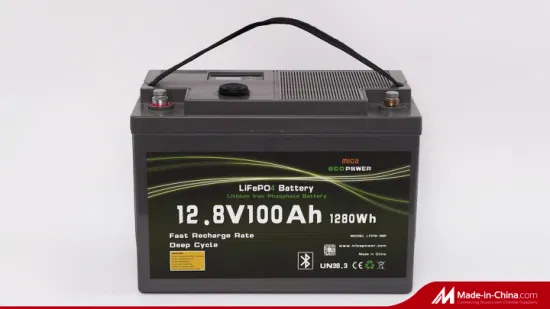 Ciclo profundo Li Ion 12V 100ah LiFePO4 Bateria de lítio para sistema solar / RV / Camper / Barco / Carrinho de golfe Batterie Au Lithium Baterí a De Litio